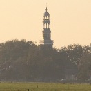 De kerktoren van Aldeboarn